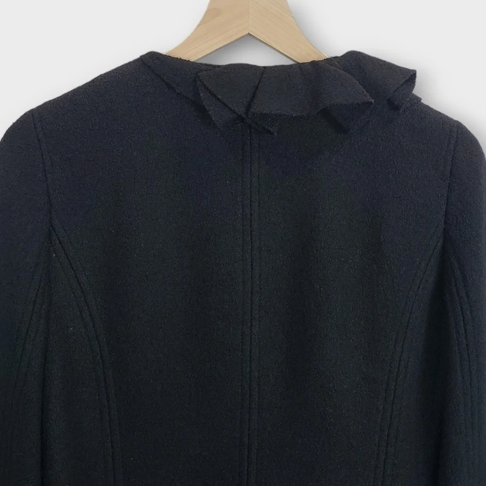 Rebecca Taylor Wool Ruffled Jacket - Picture 6 of 12